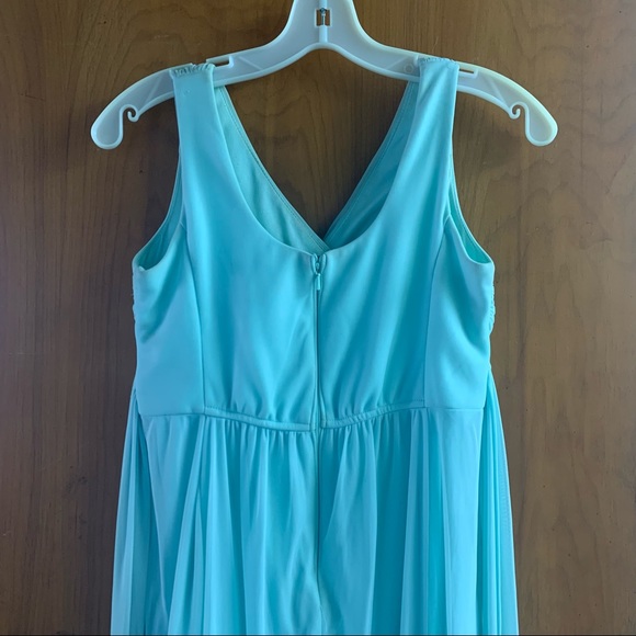 David’s Bridal Mint Bridesmaid Dress | Women’s 0/ Junior 14 - Picture 5 of 15